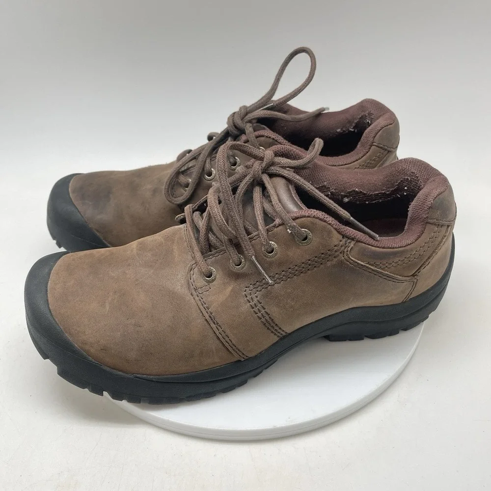 LL Bean Oxfords‎ Mens 10.5 M Brown Leather Lace Up Hiking Casual Shoes Boots
